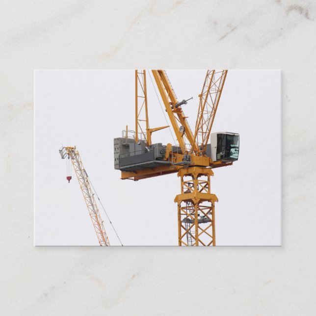 Krane, Mini-Foto Visitenkarte (Vorderseite)