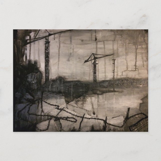 Krane Postkarte (Vorderseite)