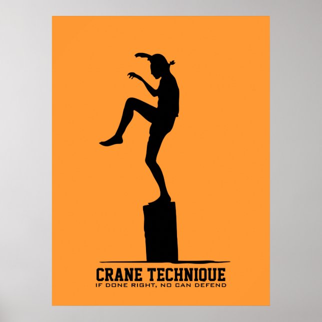 Krane-Technik - Wenn richtig gemacht, kann niemand Poster (Vorne)