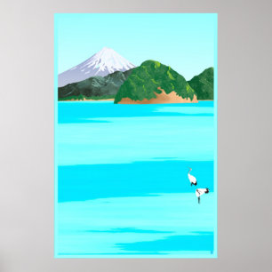 Krane und das Meer Poster