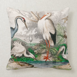 Krane, Weißer Storch, Gigantischer Kranich, Häufig Kissen