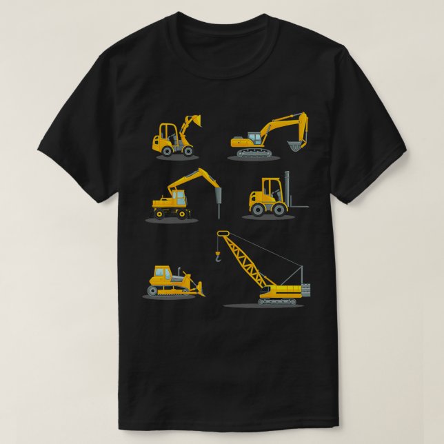 Kranfahrzeuge für den Lkw-Bau T-Shirt (Design vorne)