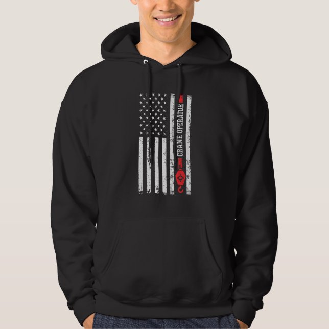 Kranführer Hoodie (Vorderseite)