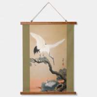 Kranich auf Kiefernbaum, Koson, Ukiyo-e