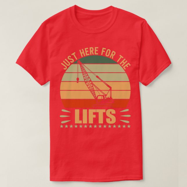 Kranich hier für die Aufzüge T-Shirt (Design vorne)