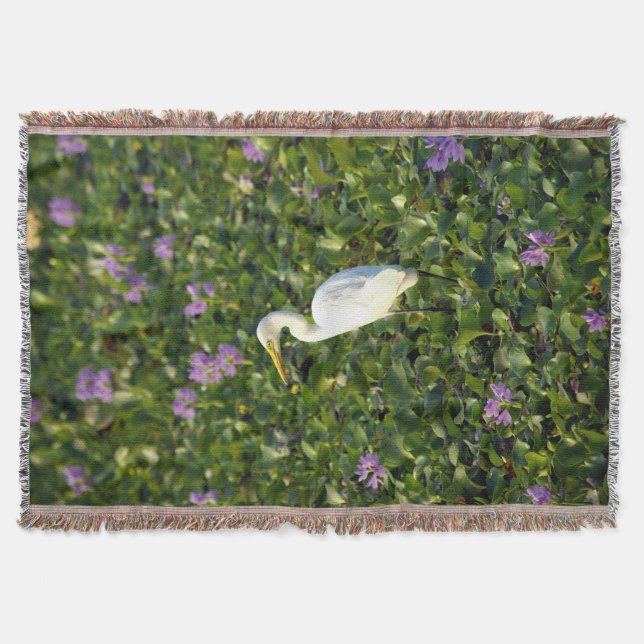 Kranich in der Teich-Decke Decke (Vorderseite)