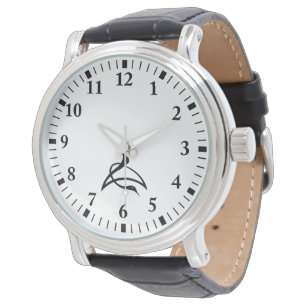 Kranichförmige Kanji-Zeichen für Cho Armbanduhr