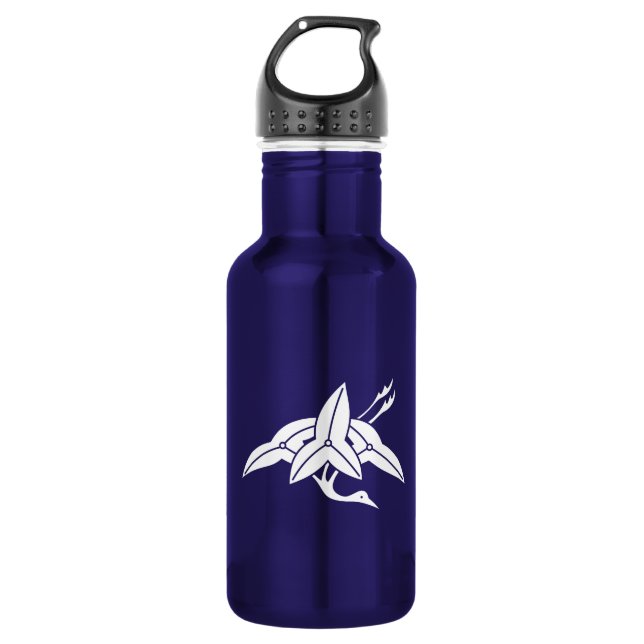 Kranichförmige Pfeilspitze Trinkflasche (Vorderseite)
