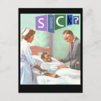 KRANK? GUTE POST-KARTE BEKOMMEN