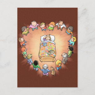 Kranke Mama Postkarte