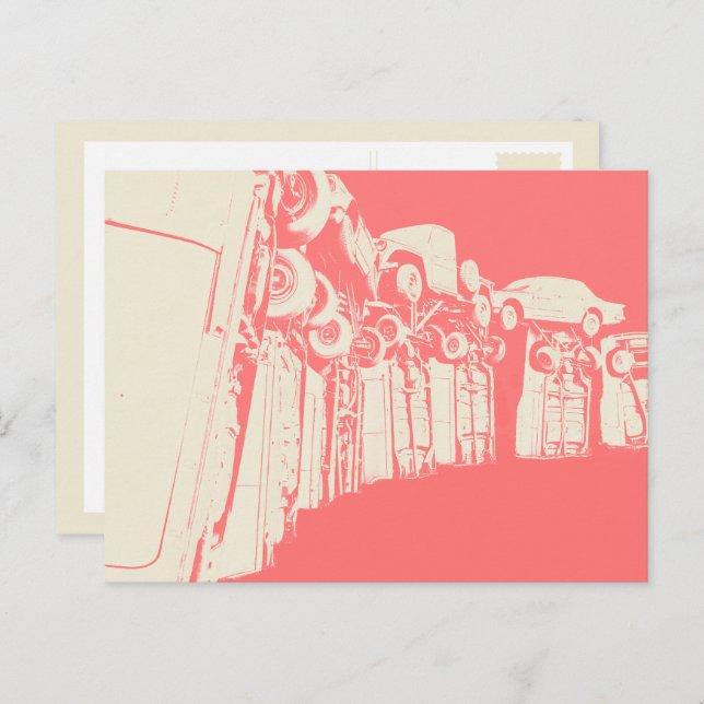 Kranke Postkarte (Vorne/Hinten)