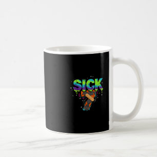 Kranke Sieben Meme Graffiti Tropf Spaß Wortspiel  Kaffeetasse