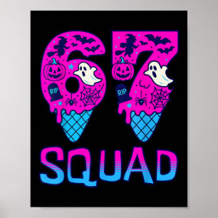Kranke Sieben Meme T-Shirt Sechs Sieben Lustig 67 Poster