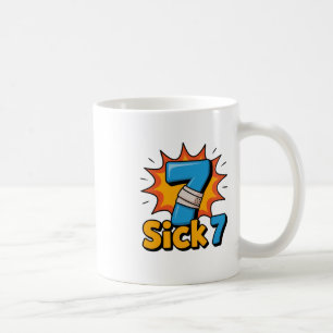 Kranke Sieben Meme T-Shirt Sechs Sieben Lustiger W Kaffeetasse