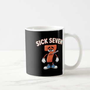 Kranke Sieben Meme T-Shirt Sechs Sieben Lustiger W Kaffeetasse