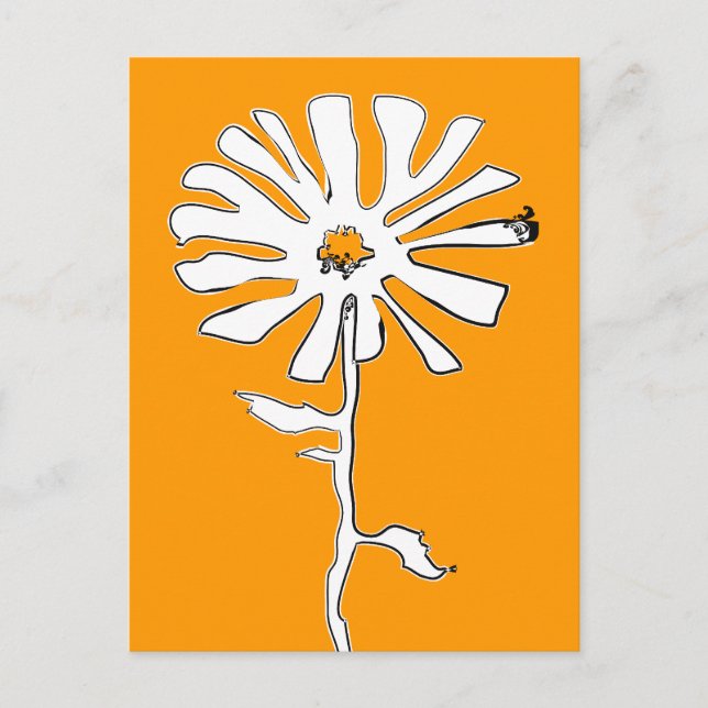 Krankenblume Postkarte (Vorderseite)