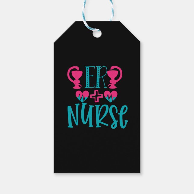 Krankengeschenk Er Nurse Geschenkanhänger (Vorderseite)