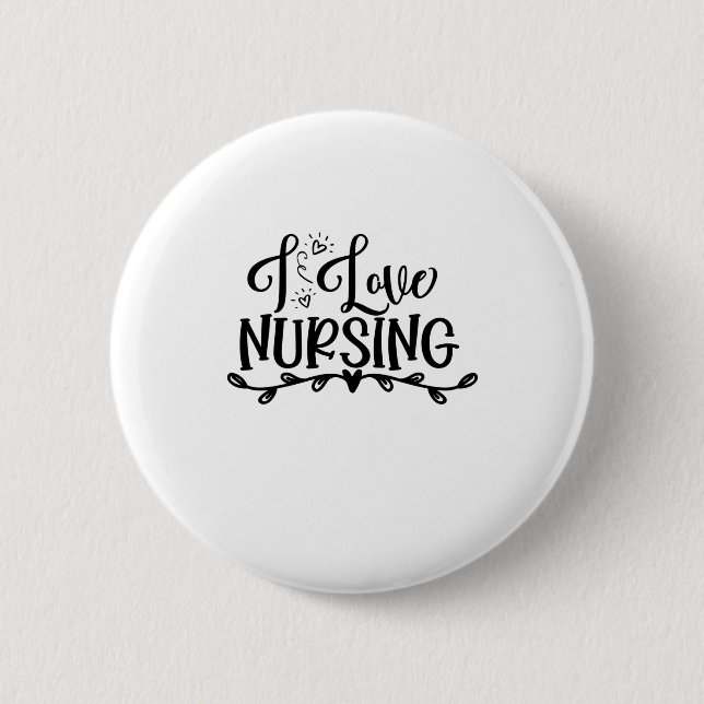 Krankengeschenk I Liebe Pflege Button (Vorderseite)