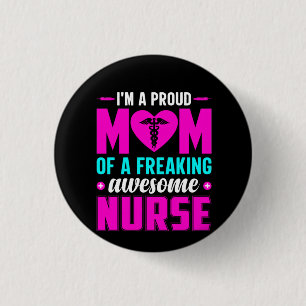 Krankengeschenk Ich bin eine stolze Mama der Krank Button