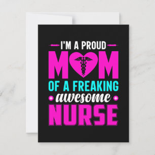 Krankengeschenk Ich bin eine stolze Mama der Krank Mitteilungskarte