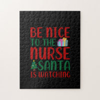 Krankengeschenk ist nett für Krankenpfleger Santa
