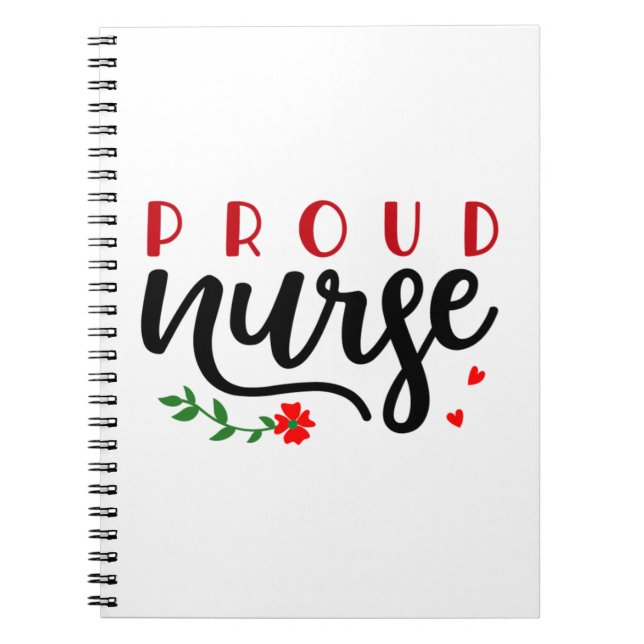 Krankengeschenk Proud Nurse Notizblock (Vorderseite)