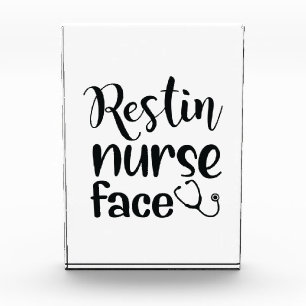 Krankengeschenk Restin Krankenwagen Gesicht Fotoblock