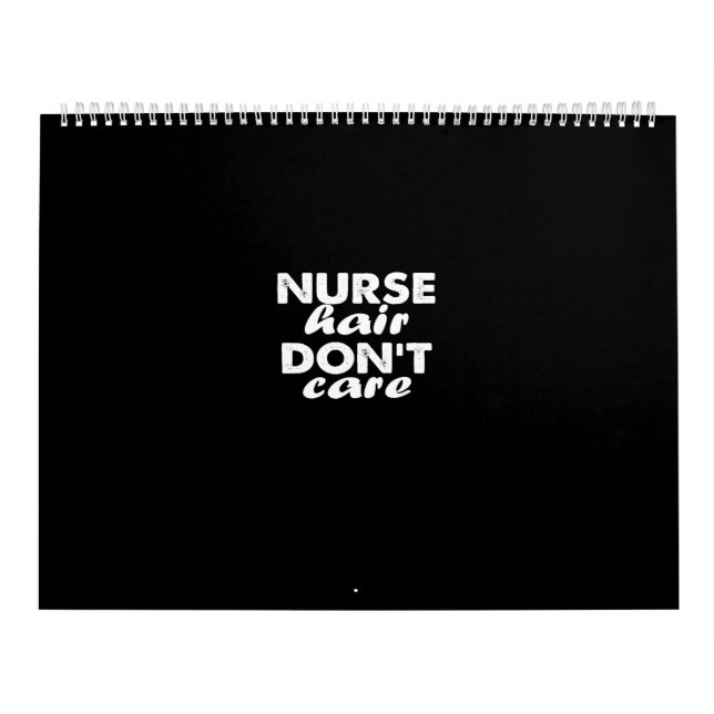 Krankenhaare kümmern sich nicht kalender (Titelbild)