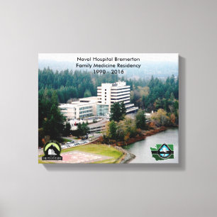 Krankenhaus-Bild 14" x 11" (Leinwand) Leinwanddruck