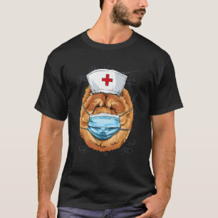 Krankenhaus Chow Chow Notaufnahme Krankenschwester T-Shirt