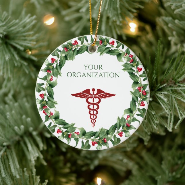 Krankenhaus für medizinische Versorgung Custom Hol Keramik Ornament (Baum)