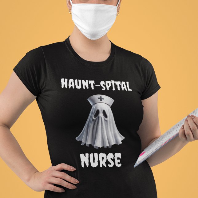 Krankenhaus Halloween T-Shirt (Halloween Hospital Nurse T-Shirt)