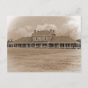 Krankenhaus in Ft. Richardson Texas Postkarte