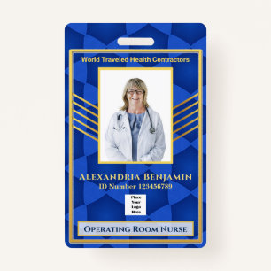 Krankenhaus Medical Operating Room RN Employee Fot Ausweis