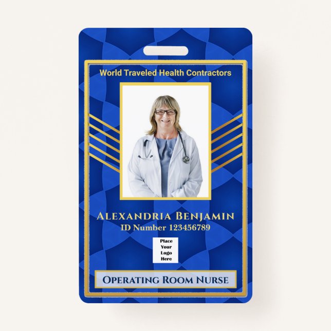 Krankenhaus Medical Operating Room RN Employee Fot Ausweis (Vorderseite)