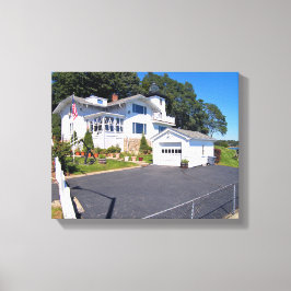 Krankenhaus Point Lighthouse, MA Wrapped Canvas Leinwanddruck