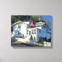Krankenhaus Point Lighthouse, MA Wrapped Canvas