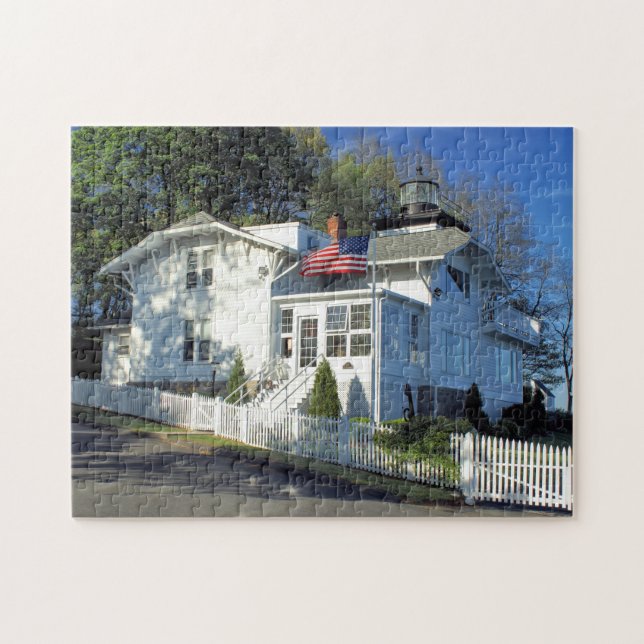 Krankenhaus-Punkt-Leuchtturm, Massachusetts (Horizontal)