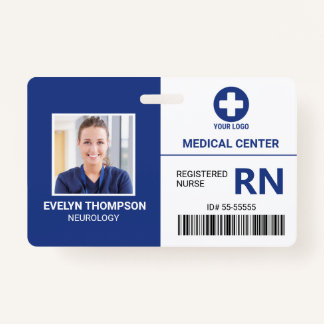 Krankenhausärztlicher Mitarbeiter Registered Nurse Ausweis