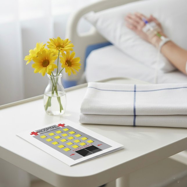 Krankenhausnotärztliches Gebäude Einladung (Von Creator hochgeladen)