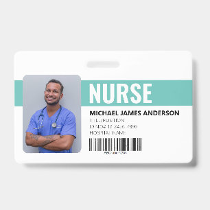 Krankenhauspersonal Krankenpflege-ID-Abzeichen Ausweis