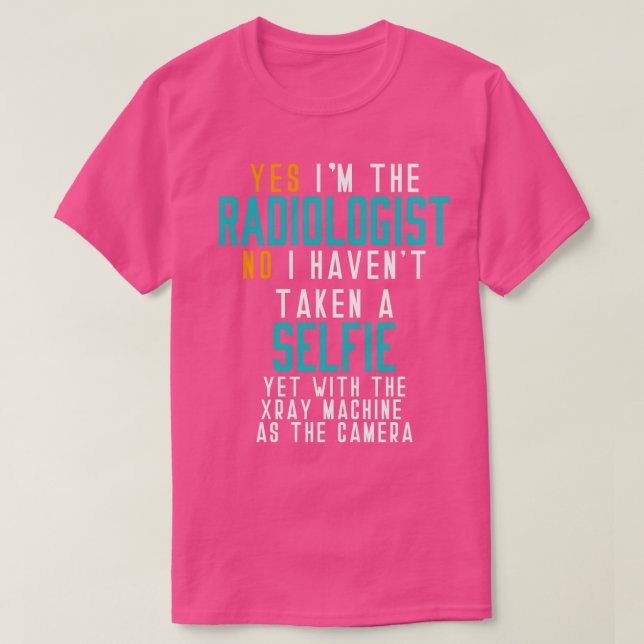 Krankenhausradiologe T-Shirt (Design vorne)