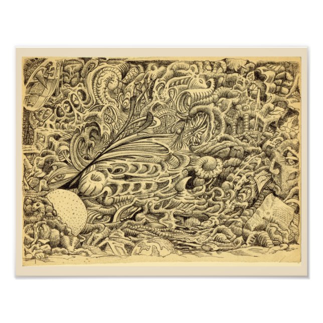 Krankenkammer von Brian Benson Fotodruck (Vorne)