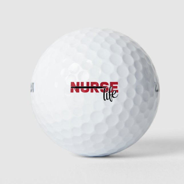Krankenleben Golfball (Vorderseite)