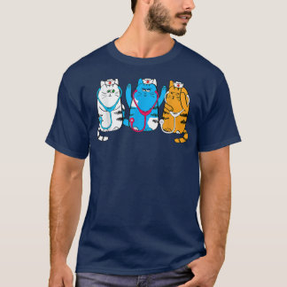Krankenpflege 365 Krankenpfleger Katzenkatze T-Shi T-Shirt