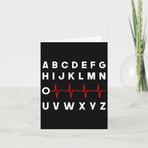 Krankenpflege, Abcs Ekg Alphabet Strip Alphabet, S Karte