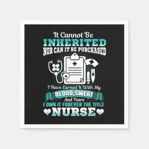 Krankenpflege Abschluss Geschenk Shirt RN LPN Kran Serviette