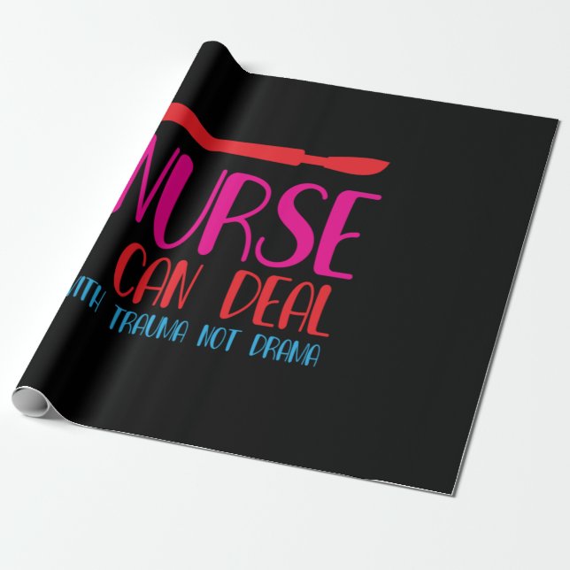 Krankenpflege, die ich bedienen kann geschenkpapier (Ungerollt)