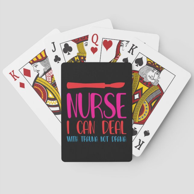 Krankenpflege, die ich bedienen kann spielkarten (Rückseite)
