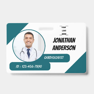 Krankenpflege-Fotoausweis-Abzeichenkarte Ausweis
